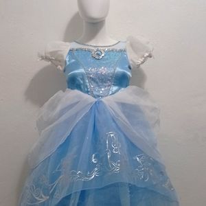 Disney Cinderella Costume Princess Dress, Size 9/10